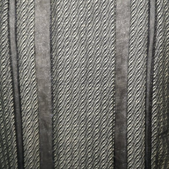 Linda Allard Ellen Tracy Cotton Linen Jacquard Blazer 6 - Picture 2 of 9